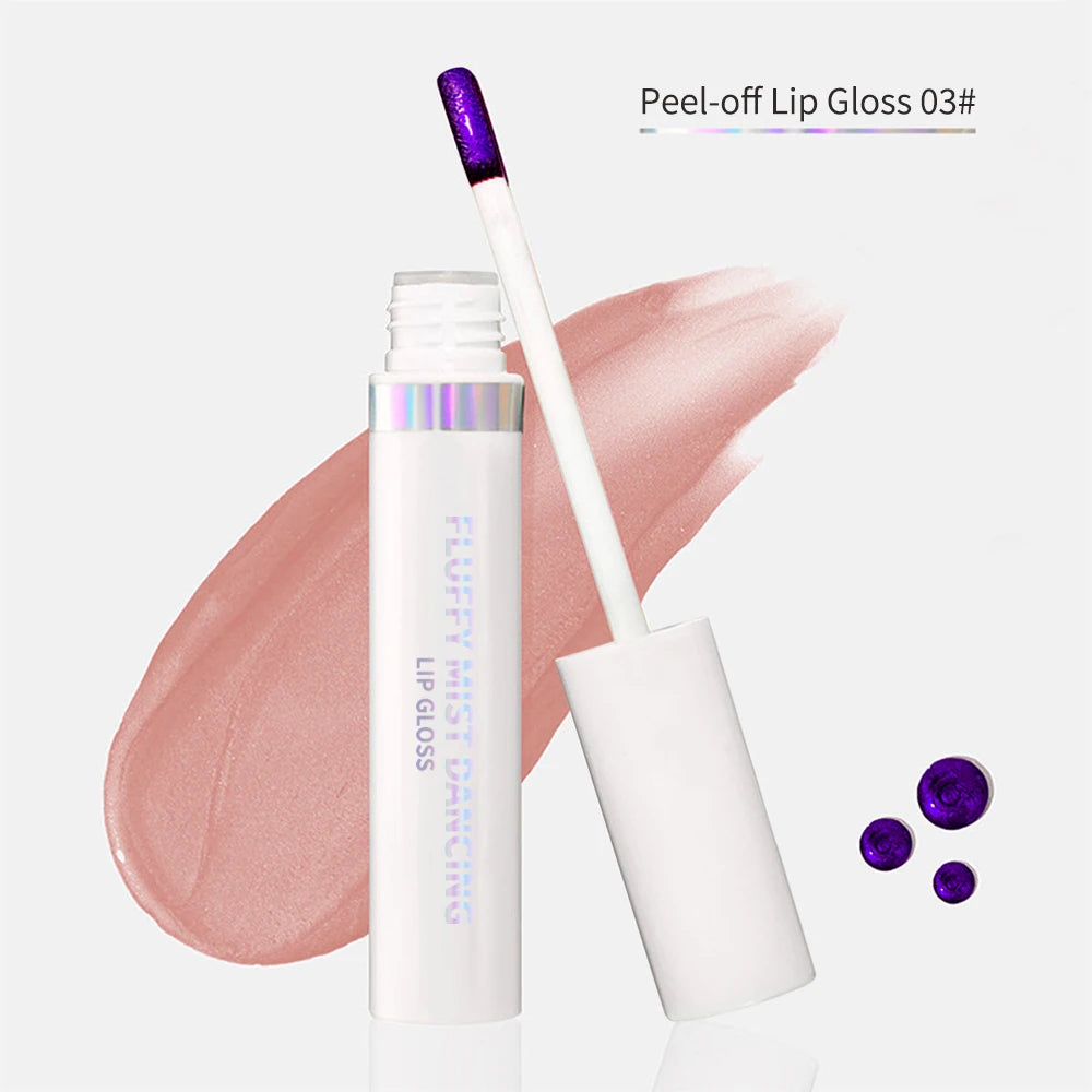 JUJU DREAM Peel-Off Lip Gloss - Long-Lasting Waterproof Lip Stain Masque Bright Vitality Smooth Texture Lip Gloss