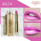 12 Colors Korea Matte Glitter Lipstick Pink Nude Matte Gliter Waterproof Kissproof Glitter Flip Lipstick Orange Dropshipping