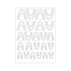 1pcs Hollow Lace Simple Fashion French Nail Stickers Self-Adhesive Slider Nail Art Decals Decoration DIY Nail Art Accessories
