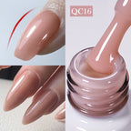 BORN PRETTY Milky White Jelly Nude Gel Nail Polish 10ml White Translucent Soak Off Gel Vernis Semi Permanent Need UV Light Cure