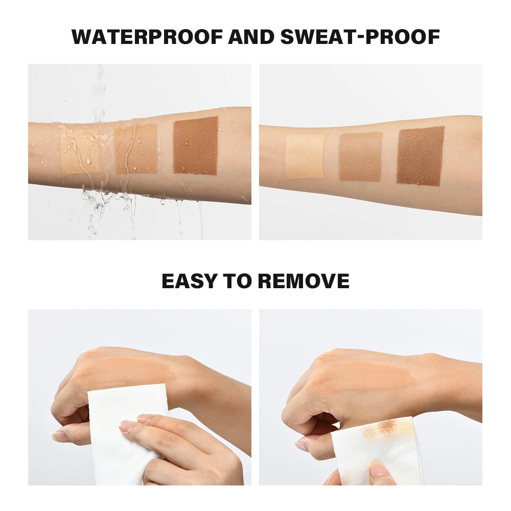 100ml Leg Makeup Long-lasting Waterproof And Anti-Transfer Concealer Even Skin Tone Wheat Tan Brown Liquid Foundation