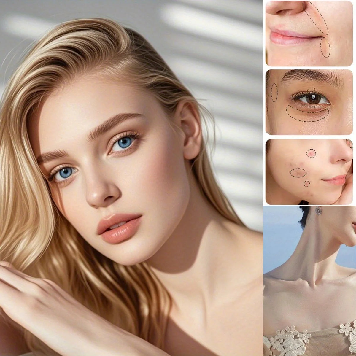 Concealer Natural Concealer Modifies Skin Tone Natural Three-dimensional