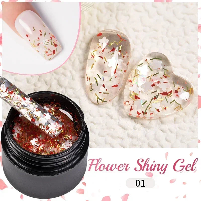PUENTE 5ml Metallic Painting Liner Gel Polish Bright Mirror Effect Semi-Permanent UV Nail Varnish For Stunning French Nail Art