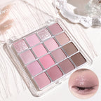XIAOYUMI 16-Color Sunset Contour & Highlighter Palette – Waterproof, Long-Lasting, Eye & Face Makeup, Unisex, Certified