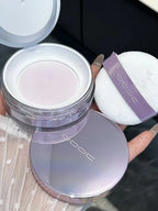 Uodo Loose Powder Makeup Oil Control Dry Skin Long-lasting Setting Foundation Glitter Flagship Genuine Goods Udo