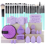 Makeup Brush Set 20Pcs Kit Soft Fluffy Eye Shadow Brushes Cosmetic Foundation Powder Highlighter Blending Beauty Tool Beginners