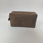 New Waffle Cosmetic Bag, Personalized Monogrammed Toiletry Bag, Embroidered Make Up Bag,Bridesmaid Makeup Bag, Wedding Gifts