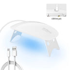 Foldable Nail Lamp 6w Uv Led Lamp For Nails Machine 6 Uv Leds Gel Nail Polish Dryer Lamp Manicure Tool Professional Equipme
