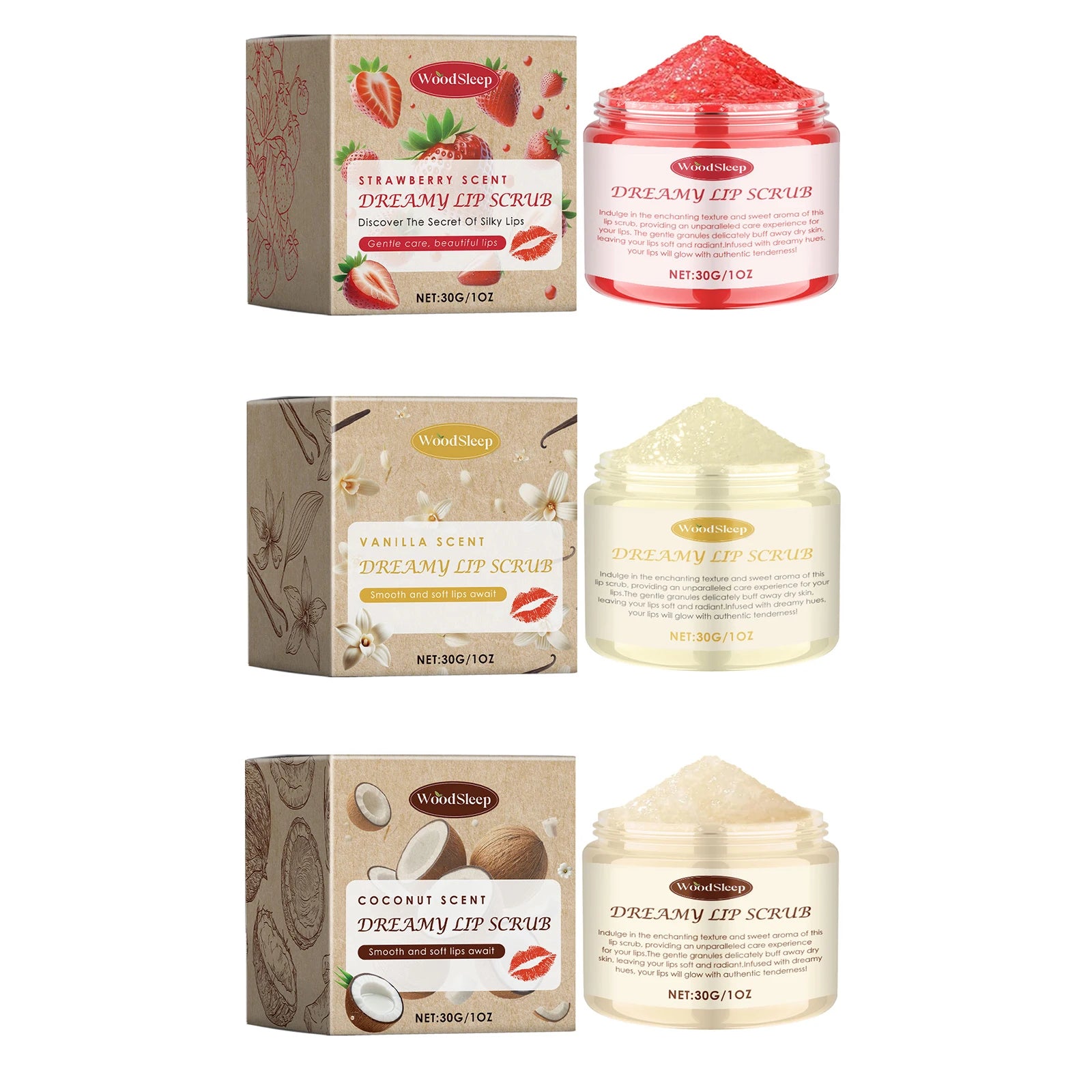 Gentle Lip Exfoliator Scrub Moisturizing Repair Chapped Lips Brighten Lip Color Non Greasy All Seasons Travel Lip Treatment