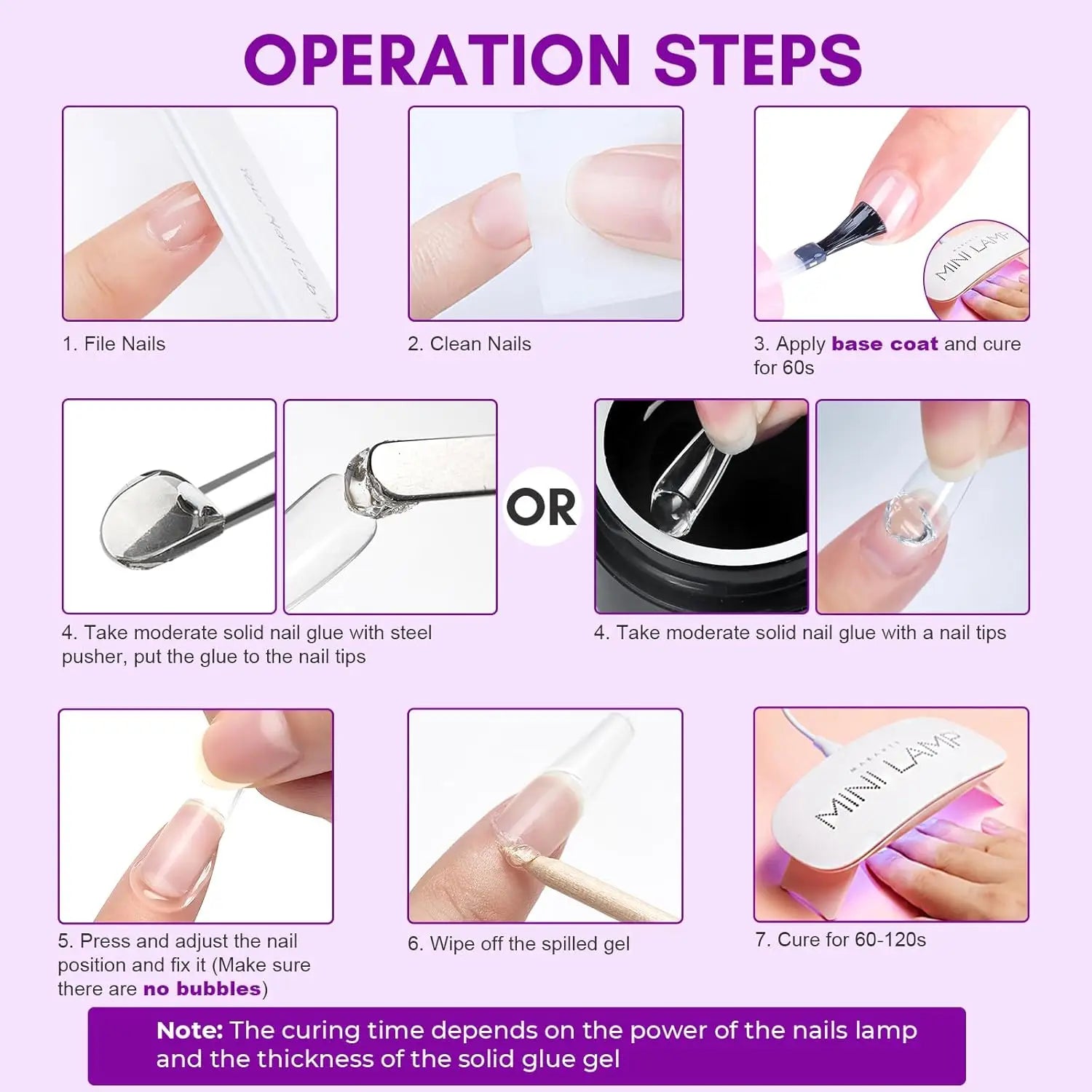 Nail Glue Remover for Press on Nails, 50ML Nail Glue Remover for UV Nail Glue, Non acetone Gentle Glue Off for False Nails Glue