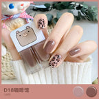 Water-based Nude Icy Women Children Nail Polish Twin Star Set No-bake Quick-drying Odorless Nail Polish Full Set Makeup