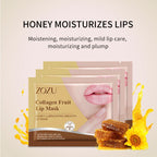10pcs ZOZU Crystal Collagen Lip Mask Plump Lips Moisturizing Anti Wrinkles Nourishing Lip Patches Plumper Beauty Skin Care