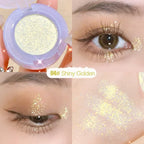 Diamond Glitter Monochrome Eyeshadow Palette Discoloration Eyeshadow Highlighter Sequins Waterproof Lasting Eyes Makeup Pigments