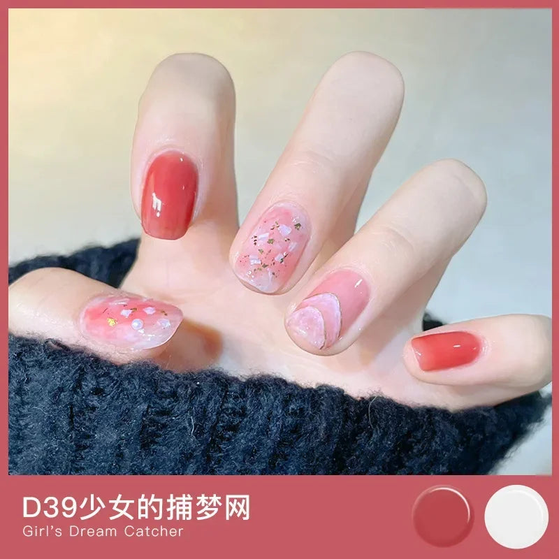 Water-based Nude Icy Women Children Nail Polish Twin Star Set No-bake Quick-drying Odorless Nail Polish Full Set Makeup