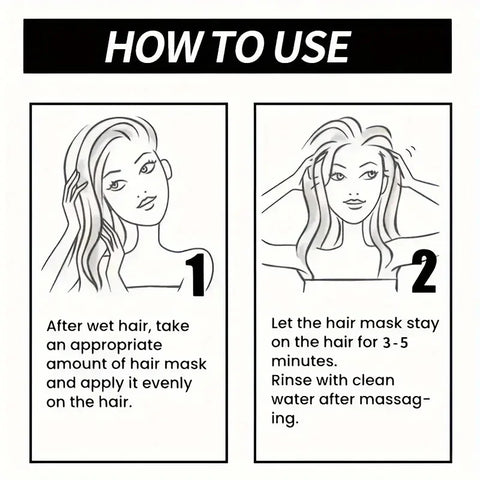 Keratine Magical Hair Mask Protein Straighten Repair Dry Frizzy Damaged Cream Pro Soft Smooth Shiny Deep Moisturizing Care 60g