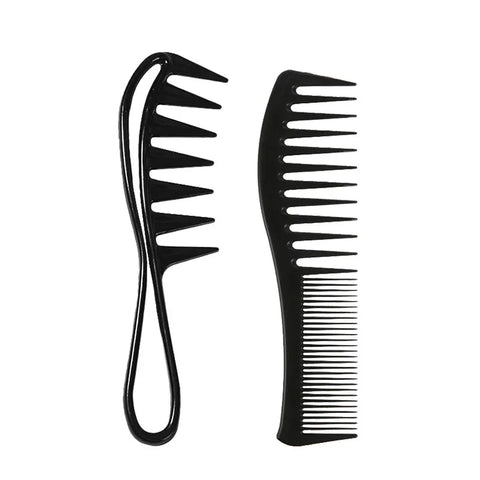 Wide Tooth Curl 2/3/4pcs  Comb Detangling Comb Texture Comb For Curly Wet Wavy Thick Hair Wigs Salon Barber Hairstyle Tool