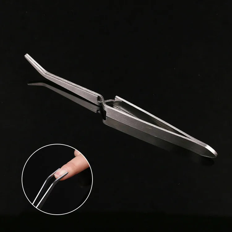 1Pc Multifunction Stainless Steel Nail Art Shaping Tweezers Cross Nail Clip Manicure Tools Fashion New Nail Art Tool