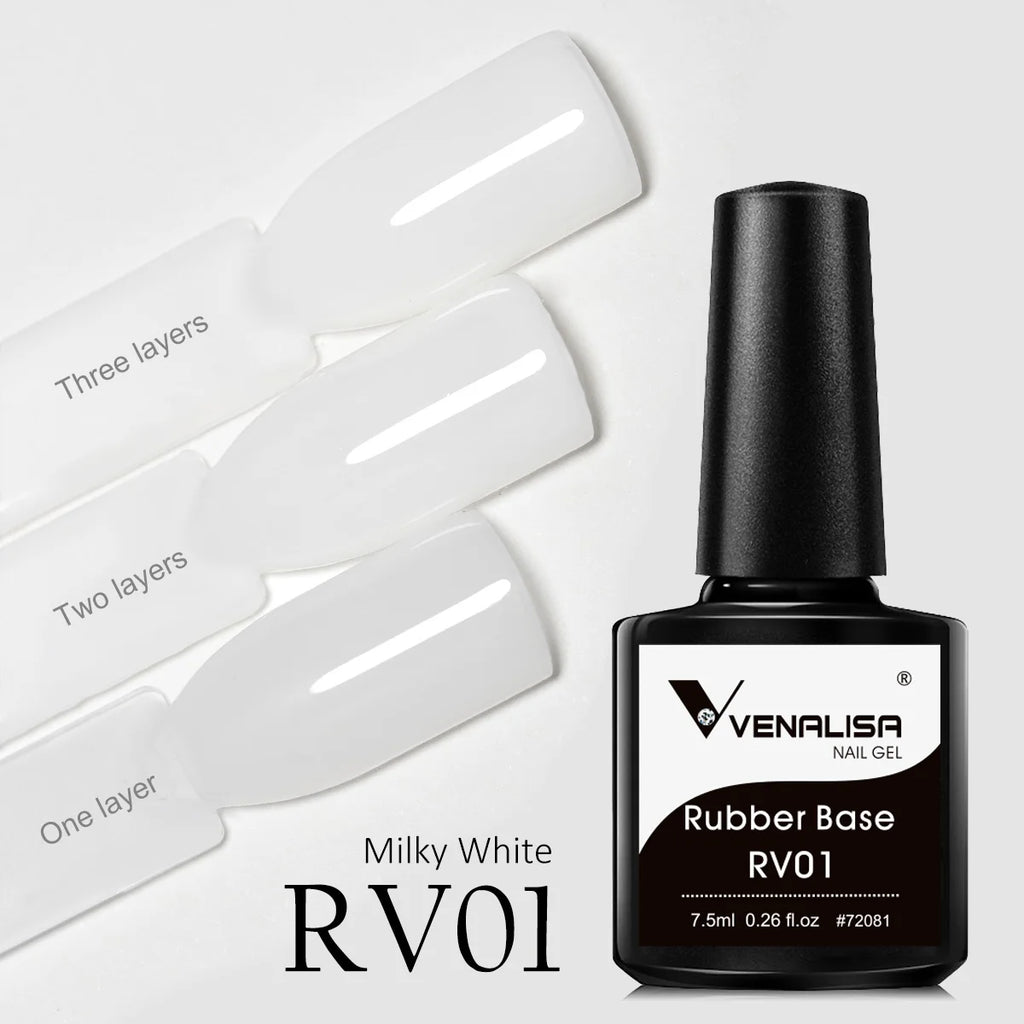 Venalisa Rubber Base Jelly Pink Color Collection Gel Nail Polish VIP4 Hema TPO Free Soak Off UV LED Gel Varnish Nail Manicure