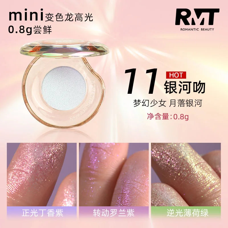 RMT Romantic Beauty Vientiane Chameleon Highlight Blush Repair 3-in-1 Liquid Brightens Face