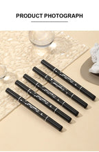 Dragon Ranee Double head Star Seal Eyeliner waterproof non-smudging novice heart plum embellished eye tail eyeliner