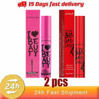 5D Waterproof Mascara Eyelashes Lengthening Long Lasting Silky Lash Black Eyelashes Extension Make Up Beauty Eye Korean Cosmetic
