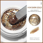 Silver/Gold Metal Gel Metallic Nail Polish Chrome 3D Metal Painted Gel Polish 5ml Liquid Mirror Effect Glossy Shine Manicure