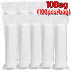 100/1000pcs Disposable Cosmetic Cotton Pads Soft Breathable Double-sided Round Facial Cleaning Makeup Nail Polish Remove Pads