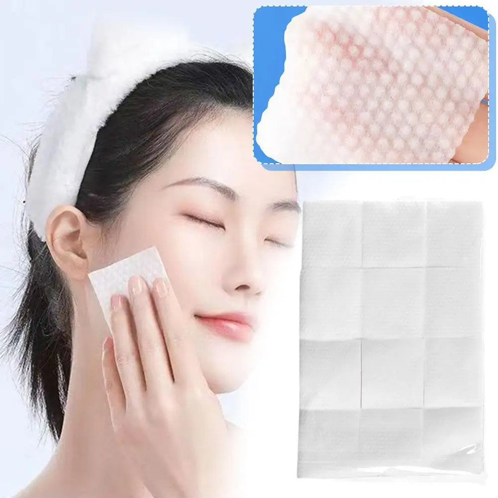 600/450pcs Thicken pearl Pattern Disposable Makeup Cotton Wipes Soft Remover Pads Facial Cleansing Paper Wipe Cosmetic Padsd