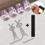 3pcs Pink Cat Eye Gel Nail Polish & Magnet Tools Set 1ja(0.34oz ) Magnetic Cats Eye Nail Gel UV Semi-permanent Varnish Nail Supp