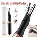 Heated Eyelash Curler for Women Mini USB Rechargeable Finalize Eyelash Tool for Makeup Natural Curling Eye Lashes For Women