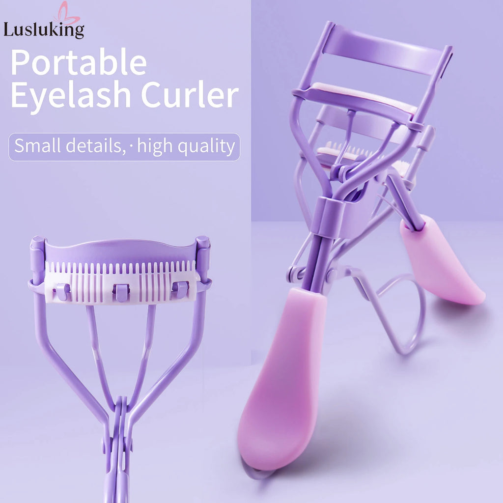1pc Eyelash Curler With Soft Silicone Pad Women Eyelashes Curling Clip Long Lasting Lift Lashes Makeup Accessories Cosmetic Tool