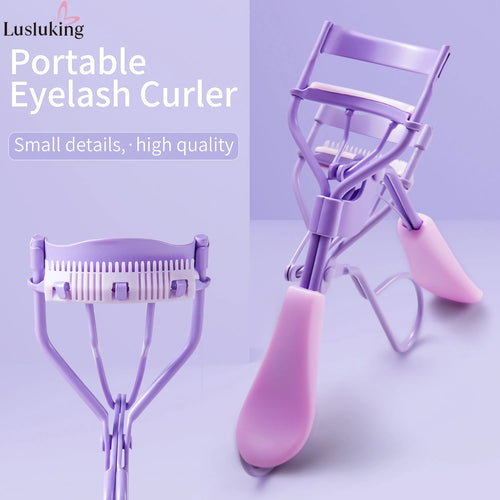 1pc Eyelash Curler With Soft Silicone Pad Women Eyelashes Curling Clip Long Lasting Lift Lashes Makeup Accessories Cosmetic Tool