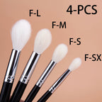 Highlighter Brush Eyeshadow Crease Brush Contour Crease Highlighter Sculpting Makeup Brushes 100% Goat Hair Tapered Beauty Tool
