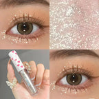 Liquid Eyeshadow Highlighter Waterproof Ultra Shiny Long-lasting Sheet Monochrome Glitter enhances silkworm eyeshadow