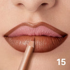 Nude Matte Lip Liner, Waterproof Long Lasting High Pigment Lip Pencil, Smooth Precise Lip Makeup Gift for Women