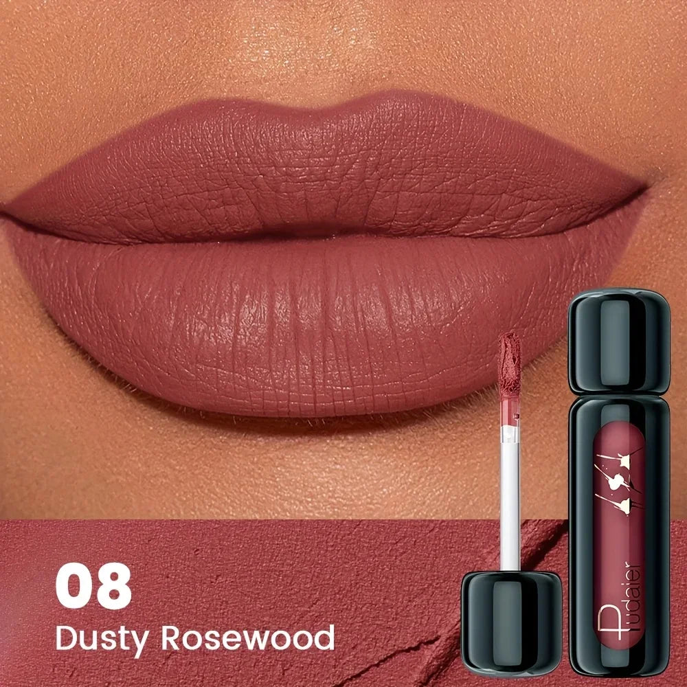 1PC Matte Velvet Lip Gloss, Long Lasting Waterproof Non-Stick Lip Mud, Smooth Lip Makeup Gift for Women, Mother’s Day Gift