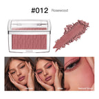 Blush Matte Natural Cheek Tint Brighten Face Waterproof Face Contouring Cosmetics Blush Powder Soft Female Makeup For Cheeks