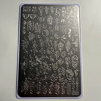 XMQ NAIL ART STAMPING PLATES BUBBLES TEMPLATES TOOLS