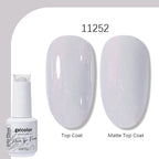 Arte Clavo Solid Color Gel Nail Polish 15ml Soak Off UV LED Gel Semi-Permanent Glitter Polish For Manicure Nail Art Salon Gel
