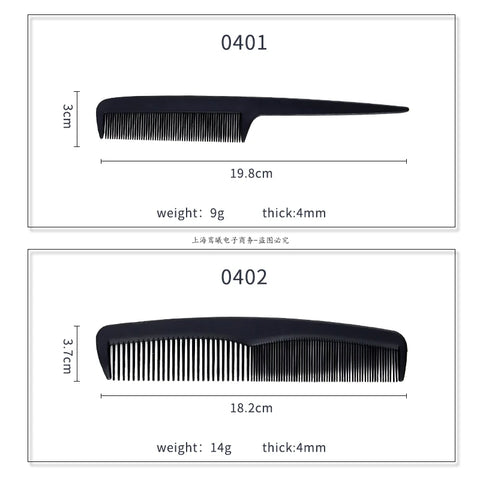 New Arrivals 4/5/6/7pcs Black Barber Accessories Set Detangling Hair Brush Styling Hot Comb Straightener High Quality Hair Combs
