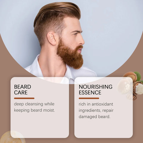 60ml Men Beard Nourishing Conditioner Oil Control Deep Moisturize Restore Soften Improve Hair Loss Beard Growth Conditioner