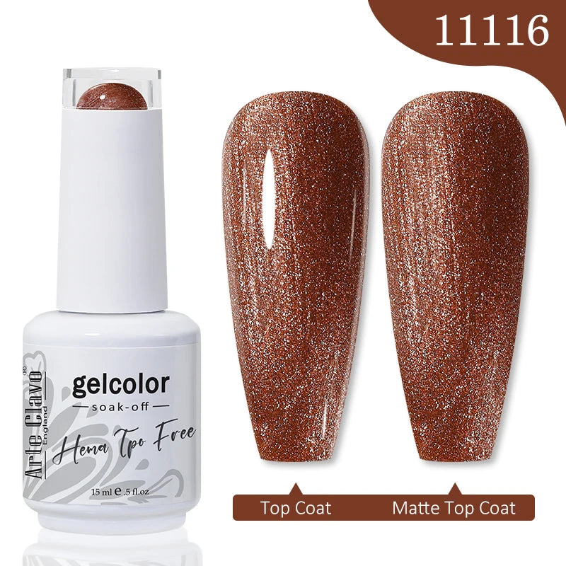 Arte Clavo Hema Free TPO Free Nail Gel Polish Nail Supplies Vernis Semi Permanent Nail Art Manicure Soak Off UV Gel Nail Varnish