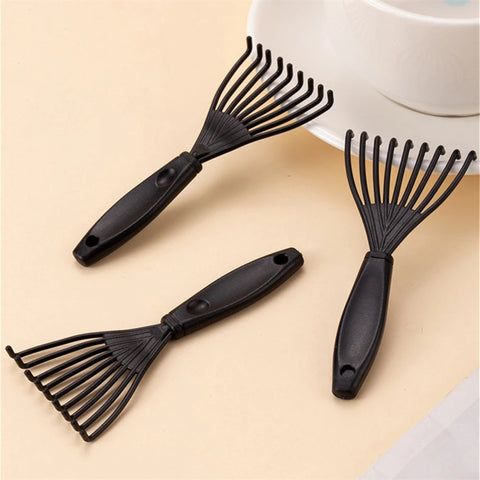 2pcs Hair Brush Cleaning Tools With Black Bristles - Portable Comb Cleaner And Hair Removal Claws