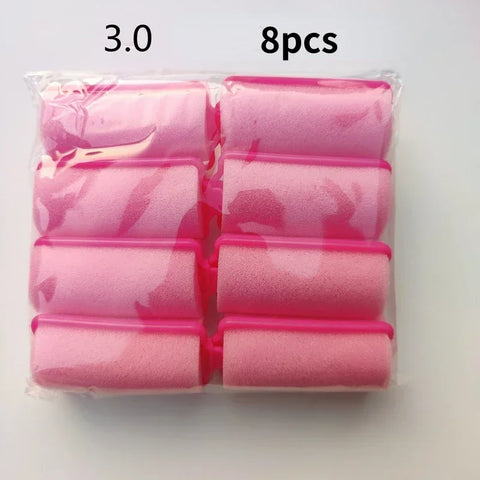 6-14pcs Soft Sponge Foam Cushion Hair Rollers Curlers Hair Salon Barber DIY Curls Hairdressing Kit DIY Home Hair Styling Tools