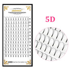 Abonnie 3D/4D/5D/6D Premade Volume Fans Fluffy Lashes Long Stem Russian Volume Eyelashes Extension All Size Fans