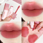 JUJU DREAM 6 Color Matte Lip Glaze - Long-lasting, colourless, non-stick cup velvet, student-friendly, brightening nude lipstick