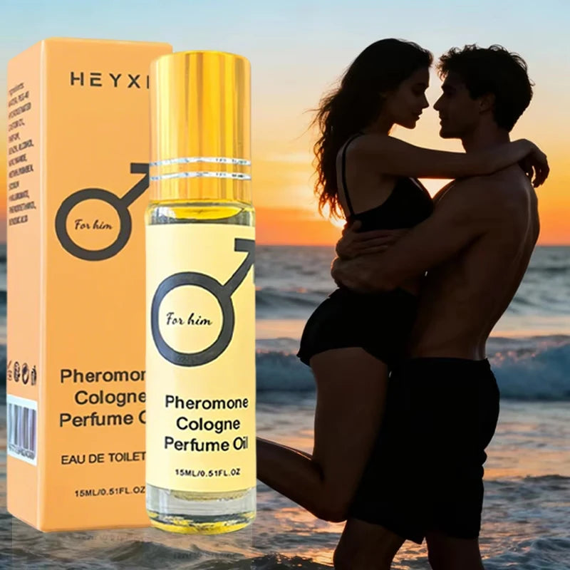 Pheromone Cologne Perfume Oil, lasting fragrance for men and women, portable travel clothes, romantic atmosphere perfume#
