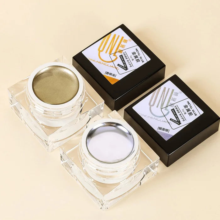 New Metallic Draw Painting Gel Polish Nail Art Soak Off Gel Nail Polish Flower Drawing Gold Silver Mirror Glitter UV Gel 5ml