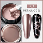 PUETNE 7.5ML Amber Moonlight Cat Magnetic Gel Nail Polish Winter Nails Jelly Glass Cat Eye Soak Off UV Semi-Permanent Varnish