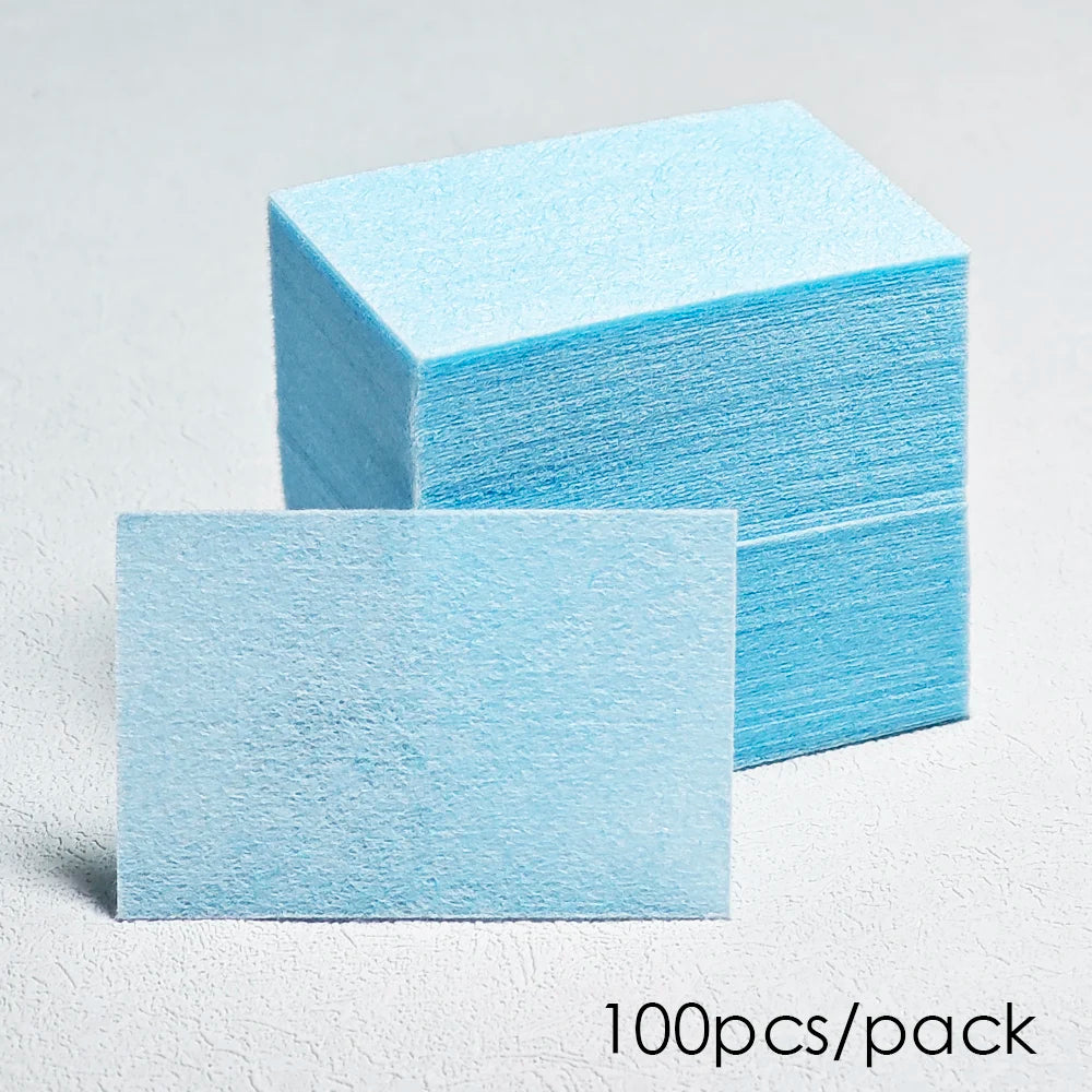 Nail Polish Remover Lint Free Nail Art Removal Wipes Cotton Pad Gel Nail Polish Eyelash Glue Cleaning Wipes Nails Accessories